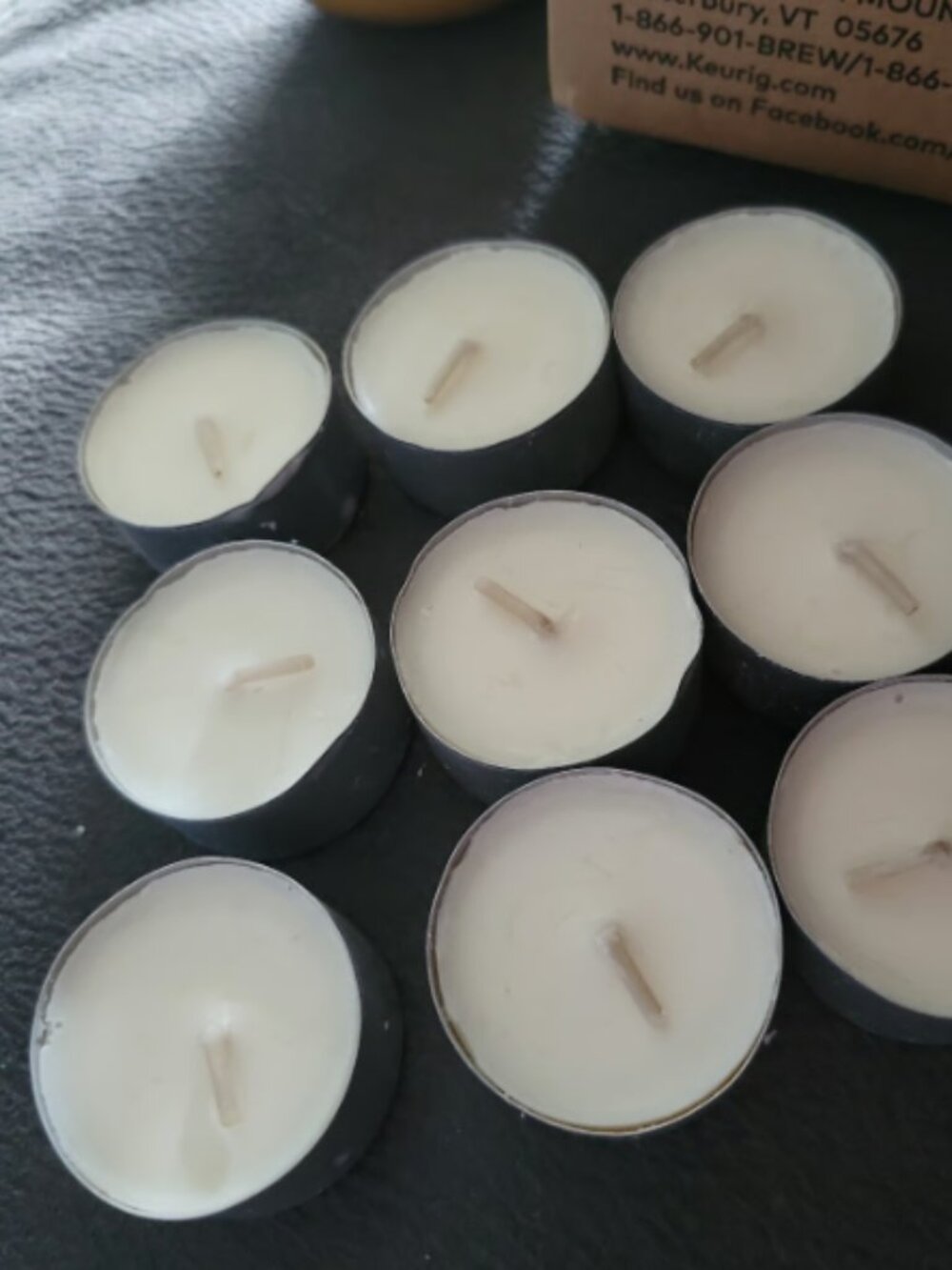 9 tea light candles. New